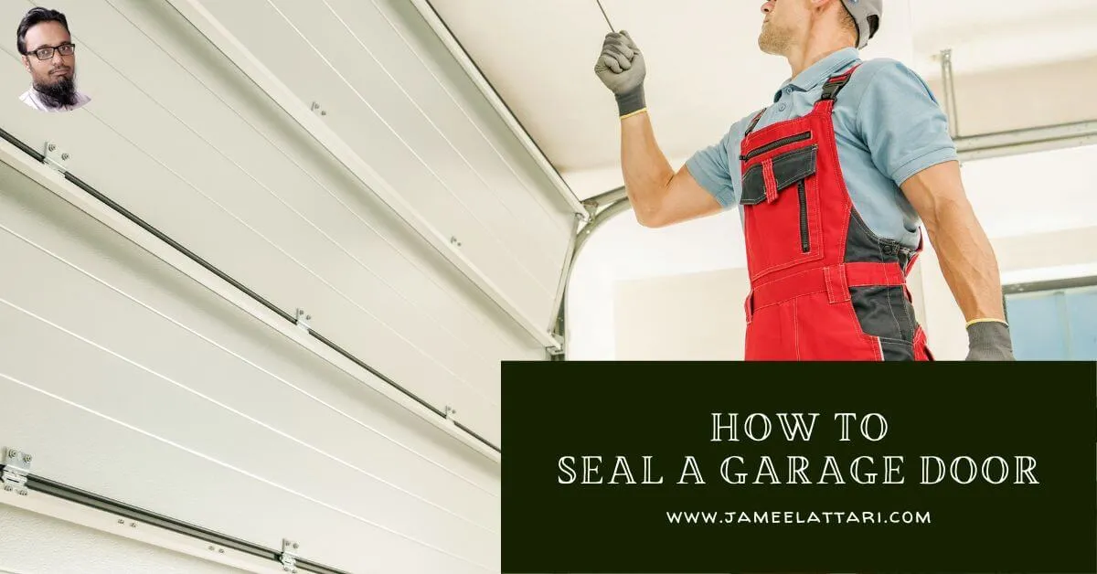 how to seal a garage door