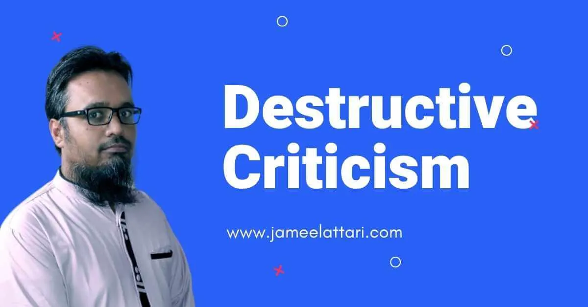 Destructive Criticism