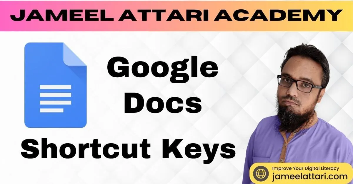 Google Docs shortcut keys