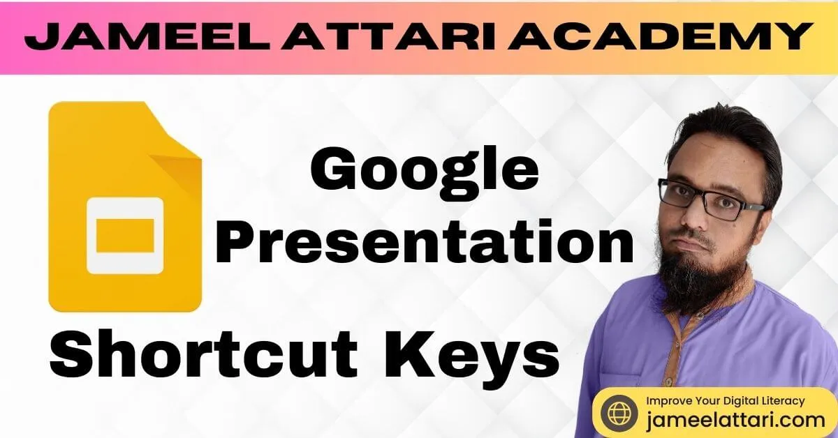 Google Presentation shortcut keys
