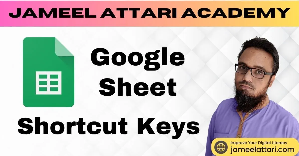 Google Sheet shortcut keys
