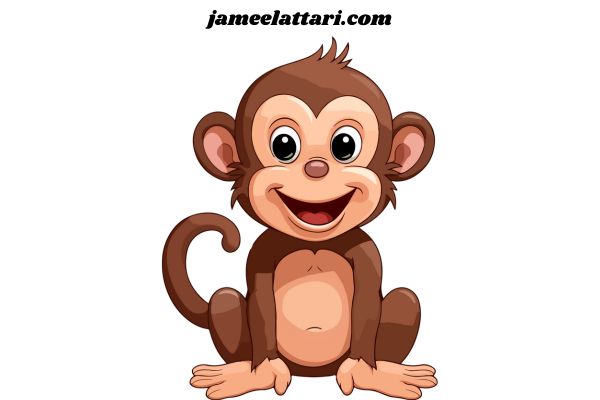 Monkey coloring Pages